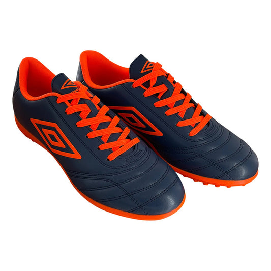 Championes Futbol 5 Umbro Classic Champion F5 Zapato Adulto Azul/naranja 8.5 Us