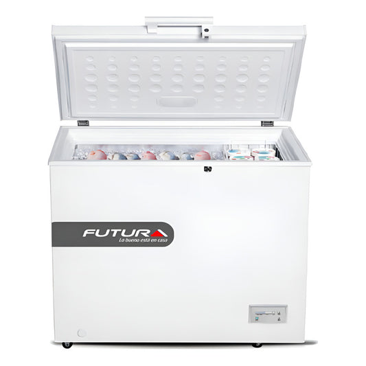 Freezer Horizontal Futura Blanco Canasto Metalico Dimm