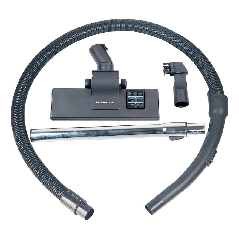 Aspiradora Punktal Pro 1800w Sin Bolsa Manguera Flexible Color Rojo/plateado