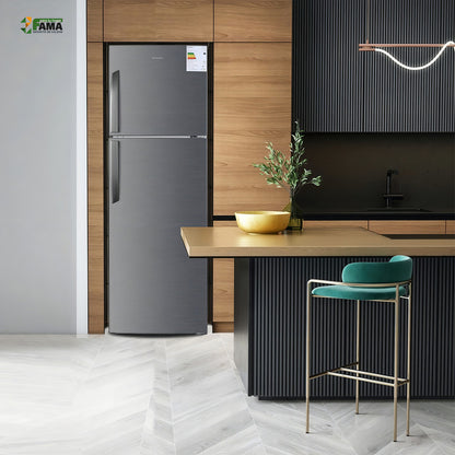 Heladera Futura Con Freezer Frio Seco 270lts Inox Dimm