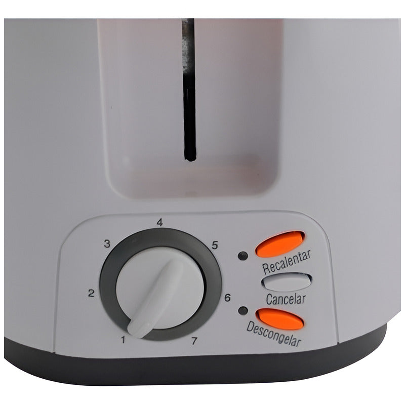 Tostadora De Pan Punktal Doble Bandeja 7 Niveles 800w Color Blanco