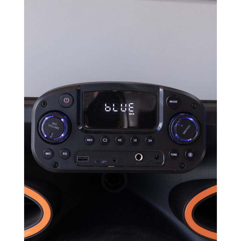 Parlante Xion Sd114 Led Bluetooth 12   5000w A Bateria Negro - Negro