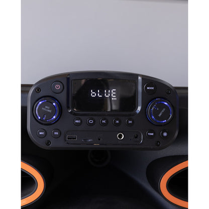 Parlante Xion Sd114 Led Bluetooth 12   5000w A Bateria Negro - Negro