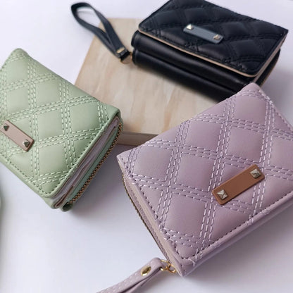 Billetera Para Dama Chica Billeteras De Dama Para Mujeres Verde Claro