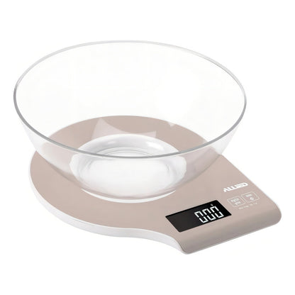 Balanza De Cocina Allied 5 Kg Digital Ks06 Alta Precision Gris