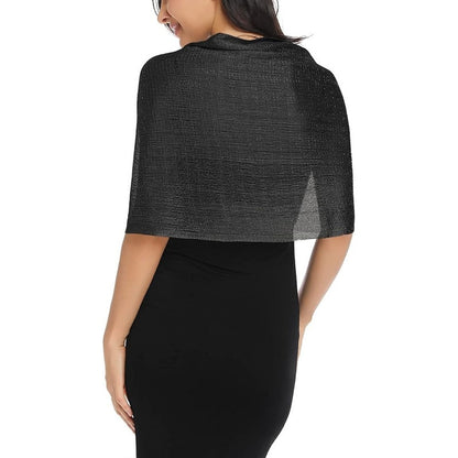 Chalinas De Fiesta Chal Fino Con Brillo En Varios Colores Negro Rayas