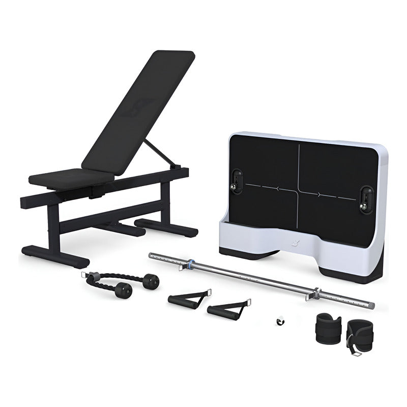 Maquina Ejercicio Gimnasio Gym Pal + Banco Speediance Negro