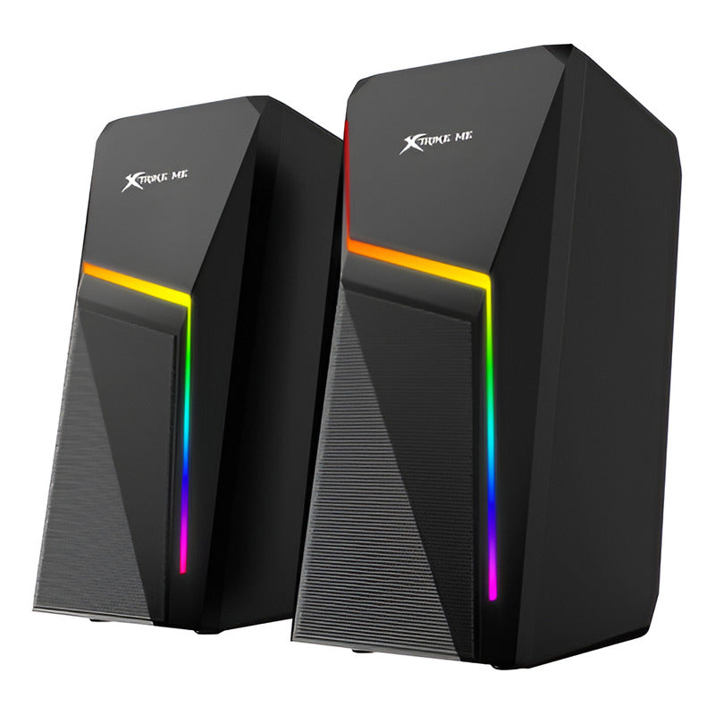 Parlantes Bluetooth Gamer Pc Computador Xtrike Me Portatil Color Negro
