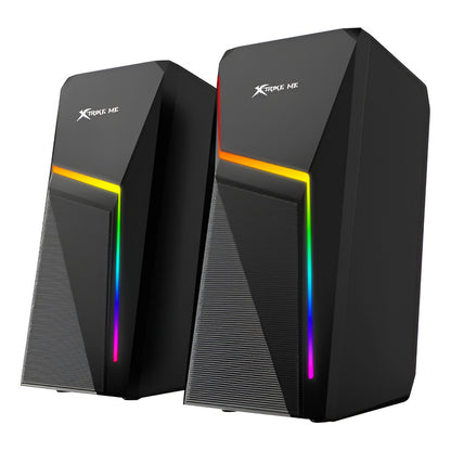 Parlantes Bluetooth Gamer Pc Computador Xtrike Me Portatil Color Negro