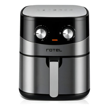 Freidora Sin Aceite 6l Eco Rotel 1500w Color Negro 72800