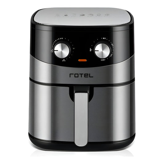 Freidora Sin Aceite 6l Eco Rotel 1500w Color Negro 72800