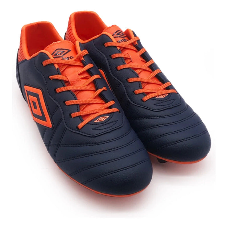 Championes Futbol 11 Umbro Touch Champion F11 Zapato Adulto Azul/naranja 9,5 Us