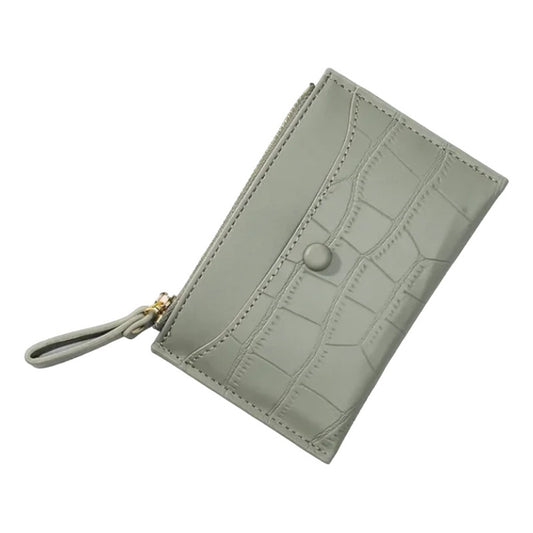 Billetera Dama Billeteras De Dama Con Monedero Para Mujeres Verde Claro