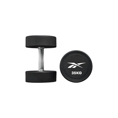 Mancuerna Redonda Cpu 35 Kg Reebok Negro