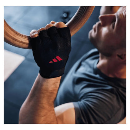 Guantes De Entreno, Pesas O Gym Essential Colores adidas Rojo Liso L