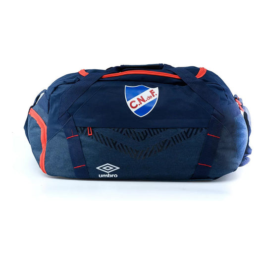 Bolso Umbro Deportivo Nacional Tricolor Futbol Entrenamiento Azul Marino Lisa