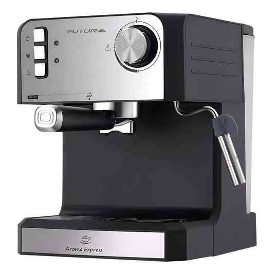 Cafetera Express Futura Color Negro- 15 Bares 850w
