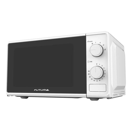 Microondas Futura 20 Litros Manual Fut-mw20mwb Blanco