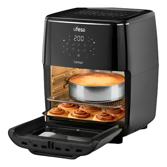 Freidora Sin Aceite Airfryer Digital Ufesa Sensei 12l - Tmo Negro