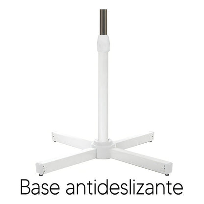 Ventilador De Pie Microsonic 3 Aspas Altura Ajustable 1.3 M - 43 Cm - 50 Hz/60 Hz - Blanco - Plástico - 3