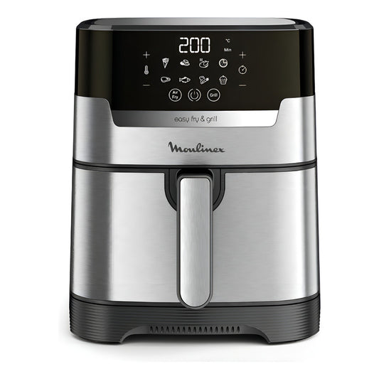 Easy Fry & Grill , Freidora De Aire Moulinex, 4,2l, Digital, Inox Xl 8 Programas 16 Funciones