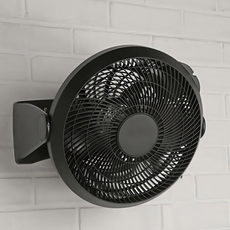 Turbo Ventilador De Piso Microsonic Vt4001 Con 5 Aspas 40 Cm - 40 Cm - Negro - Negro - 5