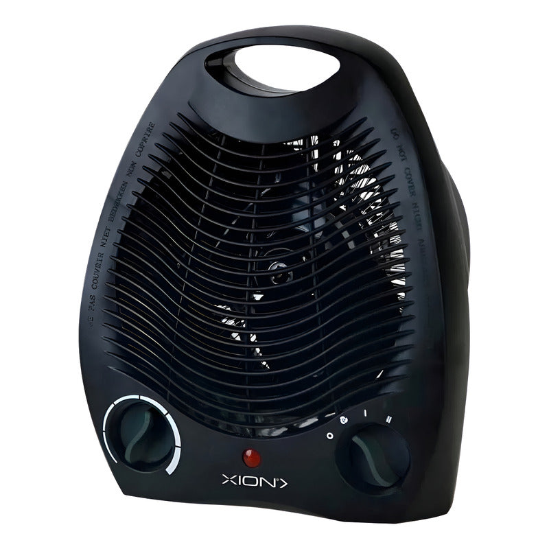 Caloventilador Xion 1000/2000w Con Termostato Regulable N Nx Color Negro