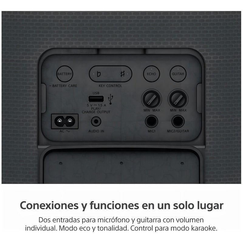 Parlante Bluetooth Inalámbrico Portátil Sony Srs-xv500 Color Negro