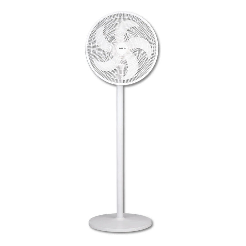 Ventilador De Pie Xion Slim Design 40 Cm Xi-v16 5 Aspas 1.016 M 50/60hz Blanco Blanco Plástico 9