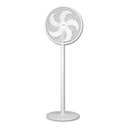 Ventilador De Pie Xion Slim Design 40 Cm Xi-v16 5 Aspas 1.016 M 50/60hz Blanco Blanco Plástico 9