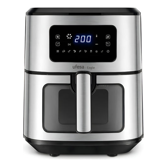 Freidora Sin Aceite Airfryer Digital Ufesa Eagle 6.5 Lt Color Gris