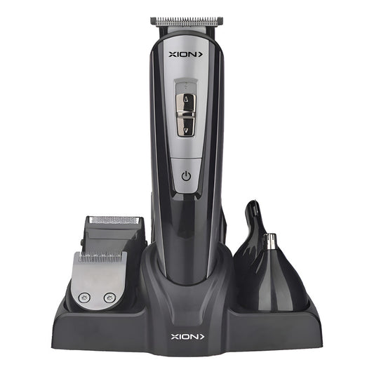 Cortadora De Pelo Xion 5x1 Recargable Accesorios Xi-hair5x1 - Negro/plata