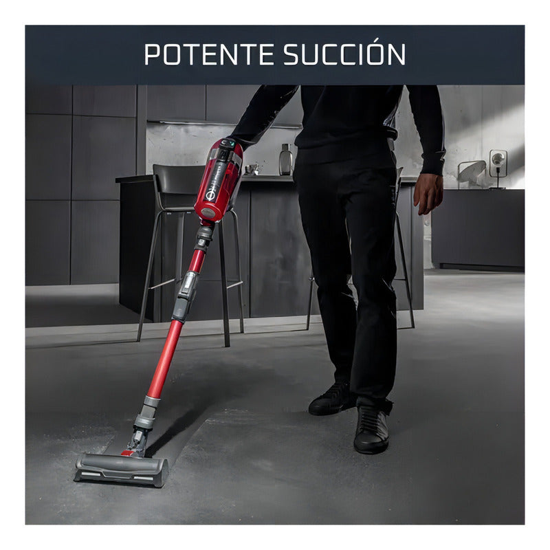 Aspiradora Vertical Inalámbrica 2 En 1 X-force  Color Rojo Rojo