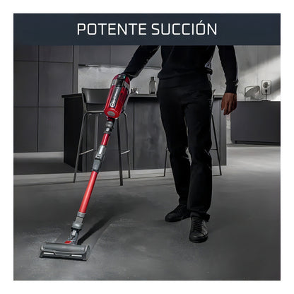 Aspiradora Vertical Inalámbrica 2 En 1 X-force  Color Rojo Rojo