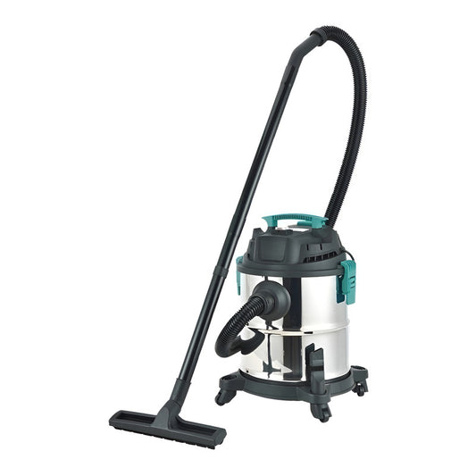 Aspiradora Industrial De Tacho Xion Xi-vc2200pro 20l Plateada Y Negra Y Turquesa