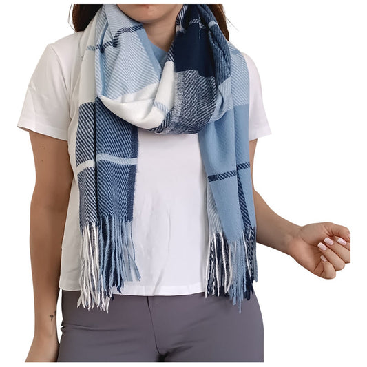 Chalina Bufanda Pashmina De Dama Afelpada Liviana Y Sauve Celeste