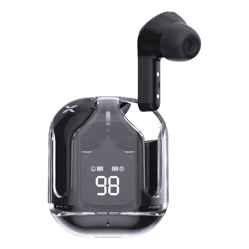 Auriculares Inalambricos Bluetooth Xion Aux400 + Estuche Negro