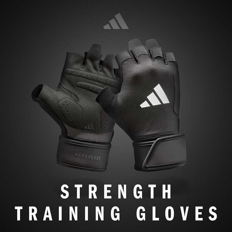 Guantes De Entrenamiento De Fuerza adidas Color Negro Lisa M