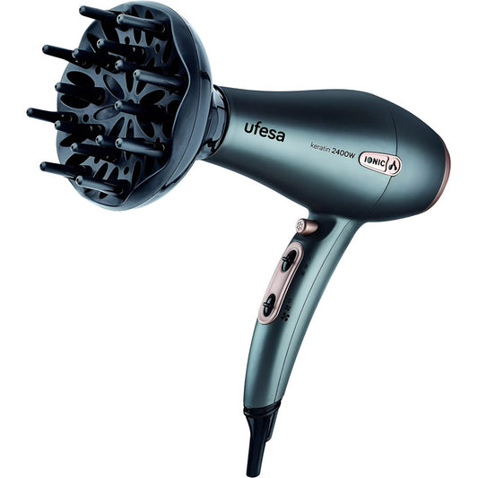 Secador De Pelo Ufesa Sc8470 Pro 2400 W Gris