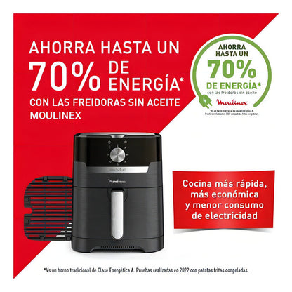 Freidora De Aire Moulinex Grill Mecánica 4,2l 1550w Ez501810 Negro