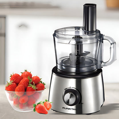 Multiprocesadora De Alimentos Punktal Mp12 Acero Inoxidable Inox