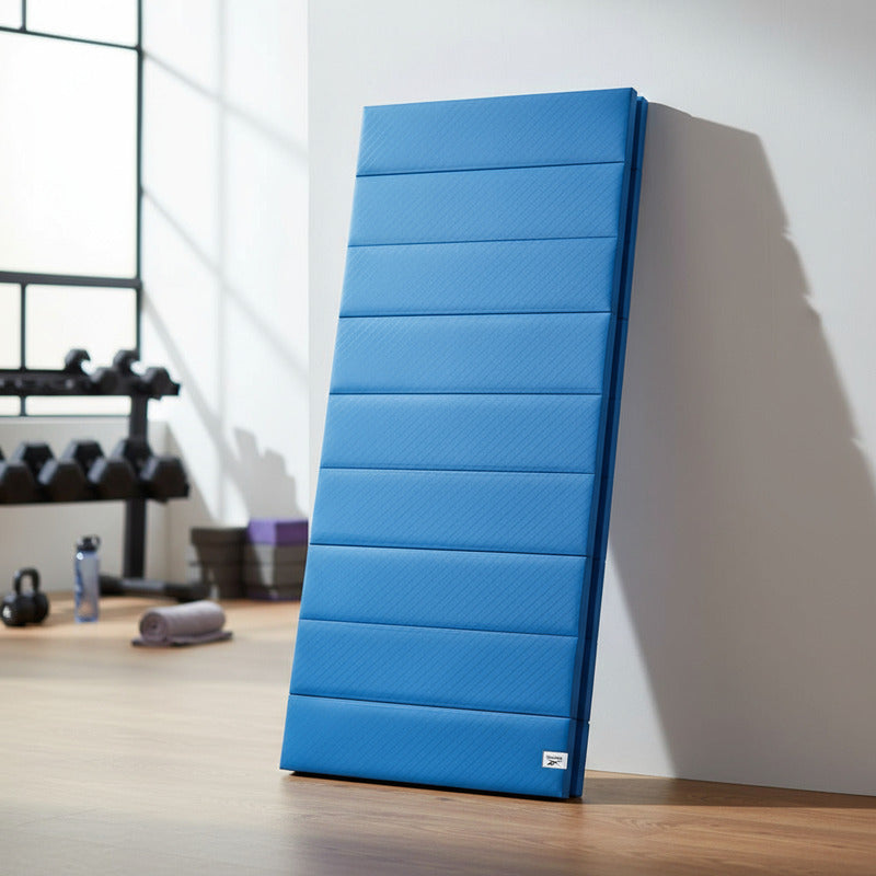 Colchoneta Mat Yoga Ejercicio Reebok Fitness 6 Mm Pilates Color Azul