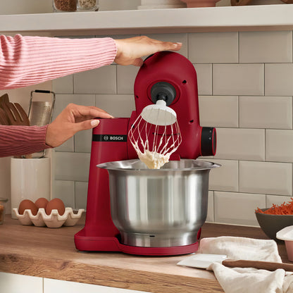 Robot De Cocina Bosch Mums2er01 Bowls Inoxidable 38lt Rojo