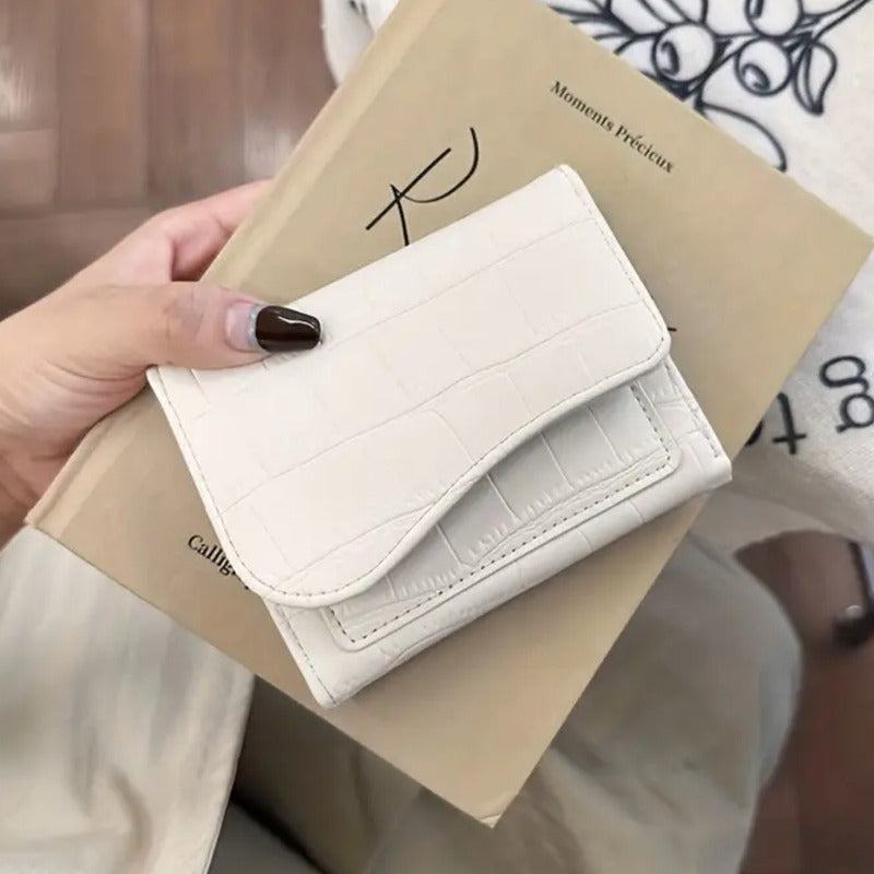 Billetera Dama Billeteras De Dama Con Monedero Para Mujer Blanco