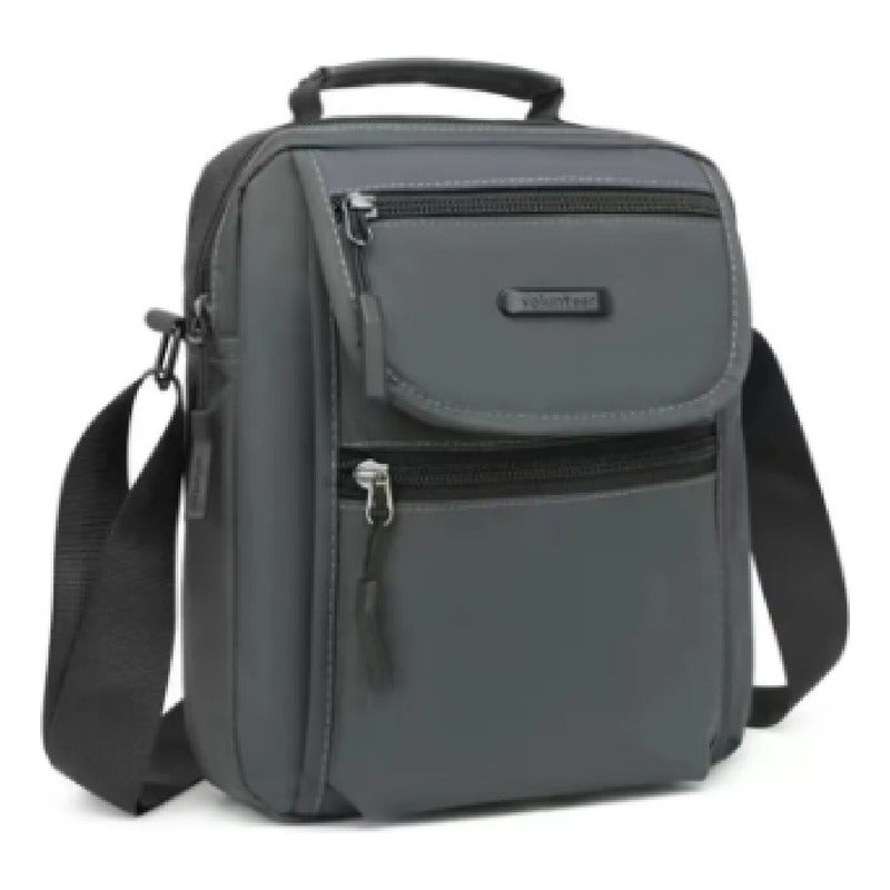 Bandolera Morral Unisex Cartera Fashion Bolso Impermeable Verde Lisa