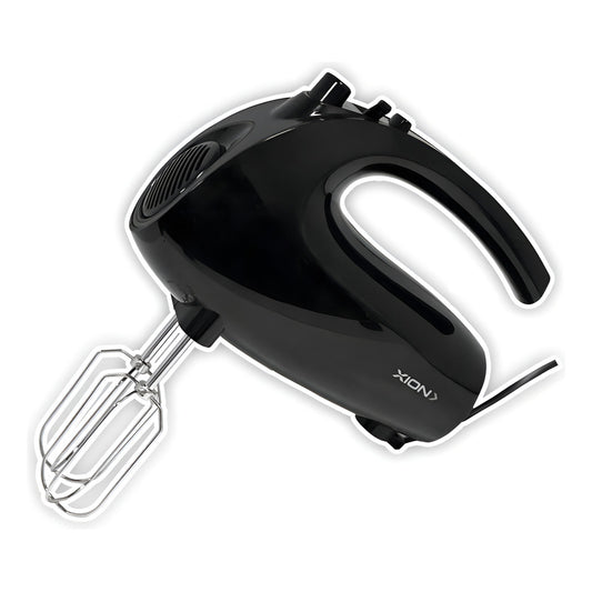 Batidora De Mano 200w Xion 5 Velocidades Color Negro