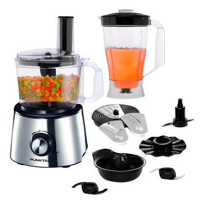 Multiprocesadora De Alimentos Punktal Mp12 Acero Inoxidable Inox