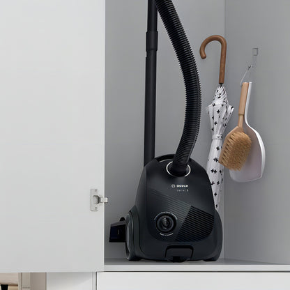Aspiradora Con Bolsa Bosch Bgbs2lb1 Color Negro