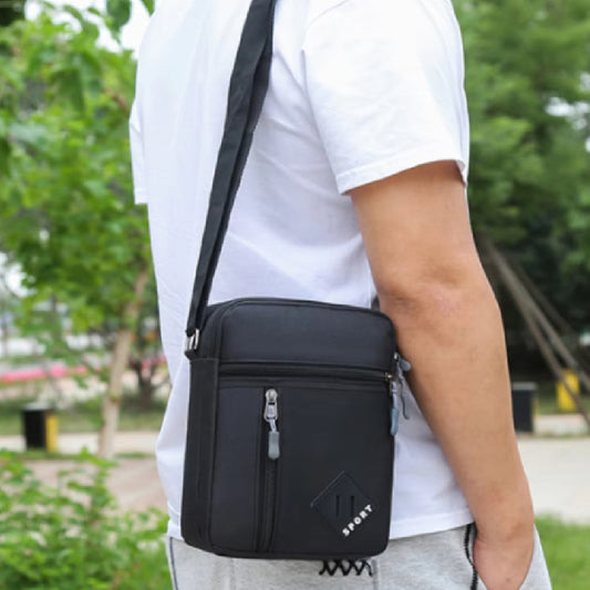 Morral Bandolera Sport Unisex Fashion Cartera Urbana Bolso - Azul - Lisa