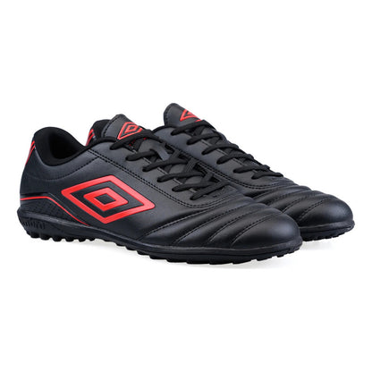 Championes Futbol 5 Umbro Classico Champion F5 Zapato Adulto - Negro/rojo - 10 Us